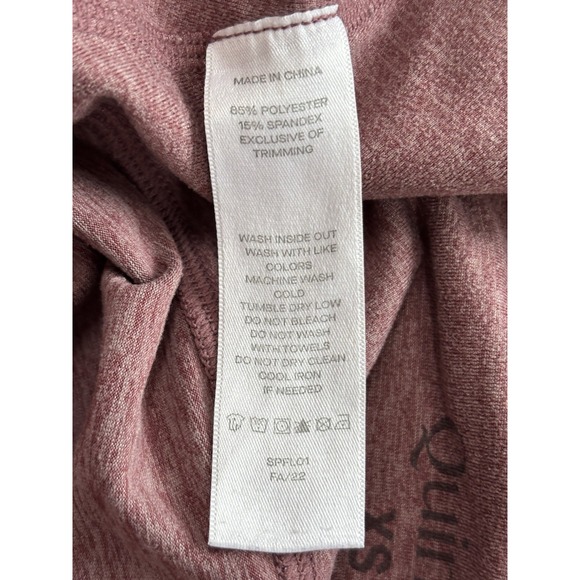 Quince Leggings Womens XS Heather Red Athletic Workout Gym Yoga Pilates Barre - Picture 4 of 7